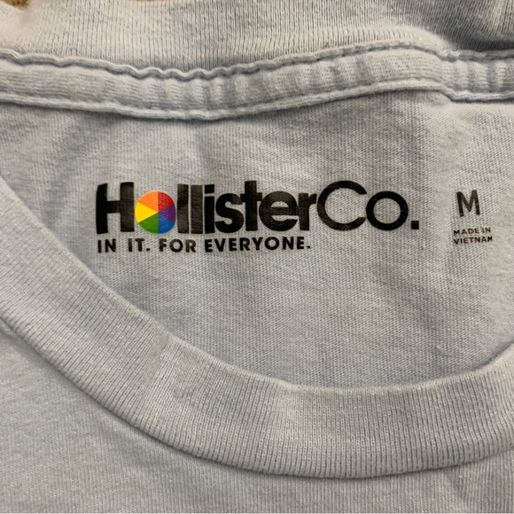 Hollister light-blue gender-neutral long sleeve size medium - Picture 3 of 3